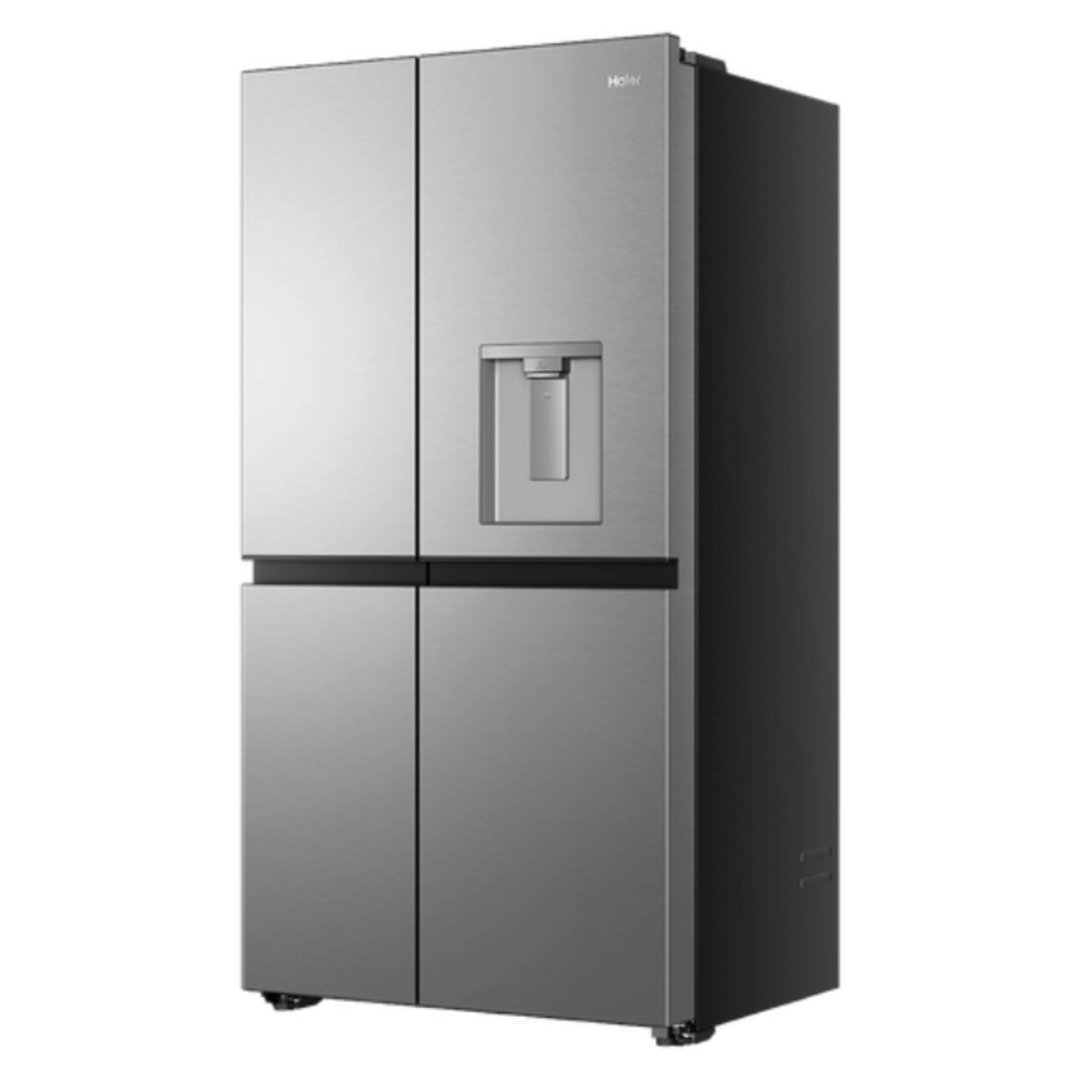 Haier 661L 500 Series, Side-by-Side Refrigerator Freezer, Water, Non-Plumbed, Satina HRF650XHS