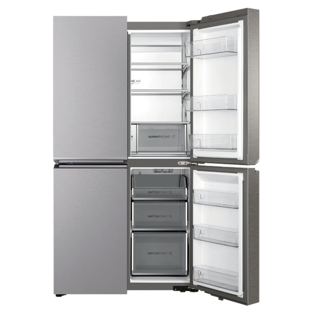 Haier Quad Door Refrigerator Freezer, 91cm, 623L Satina HRF680YS Bing Lee