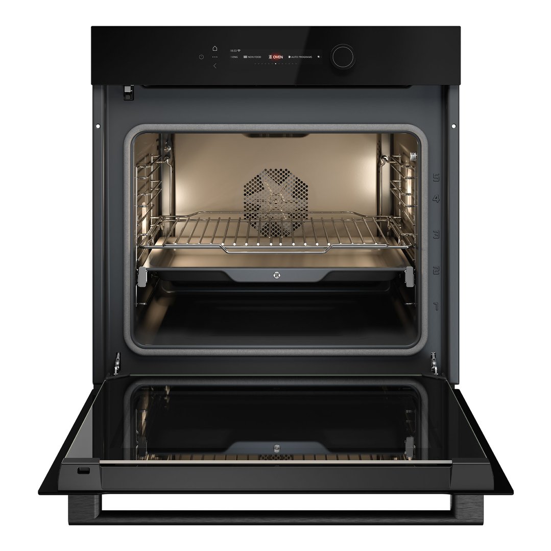 ASKO Craft Glass 60cm Pyrolytic Oven - Black Glass OTP56BGH-AU