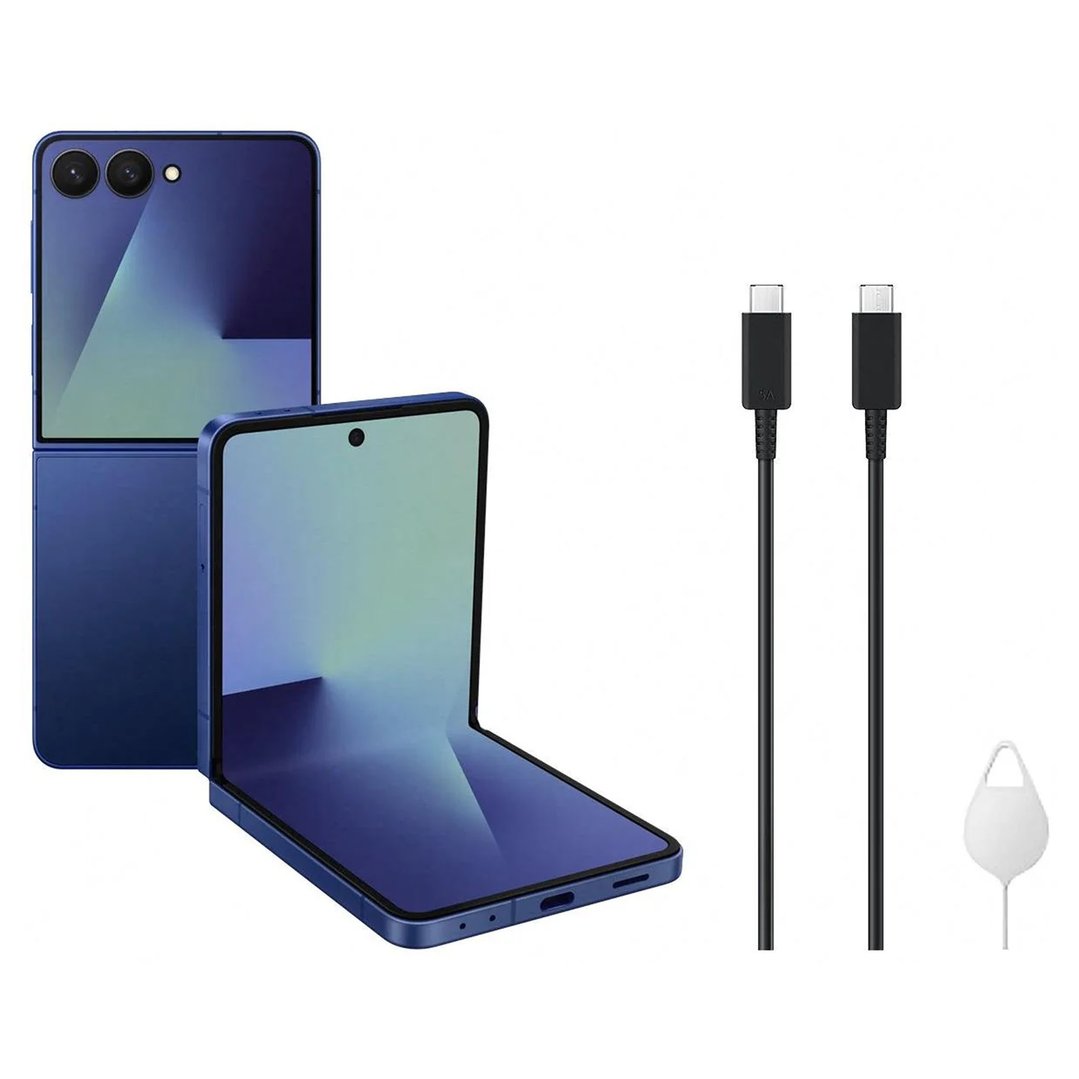 Galaxy Z Flip7 256GB - Blue Shadow SM-F766BDBAATS - Bing Lee