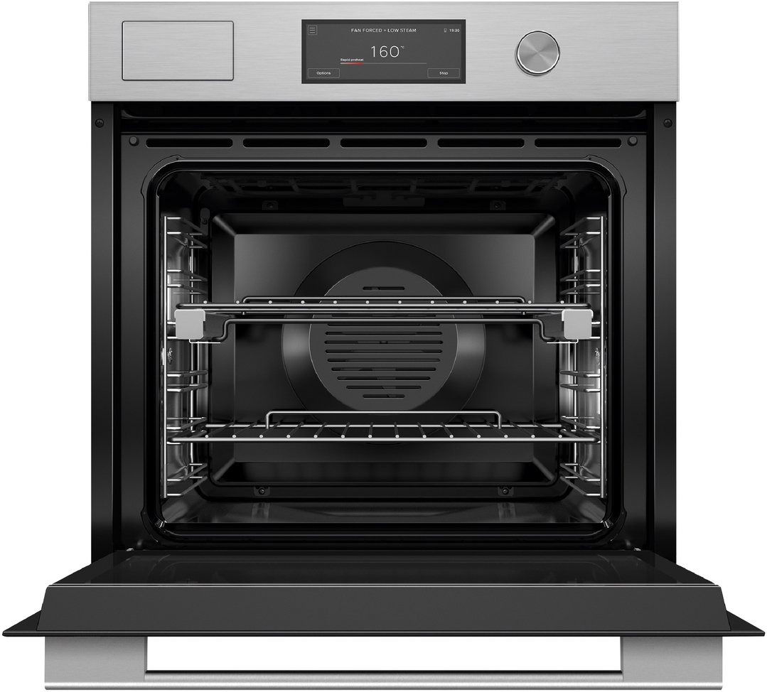 Fisher & Paykel 60cm Contemporary Combi-Steam Oven, Brushed Silver OS60SACVUDX5