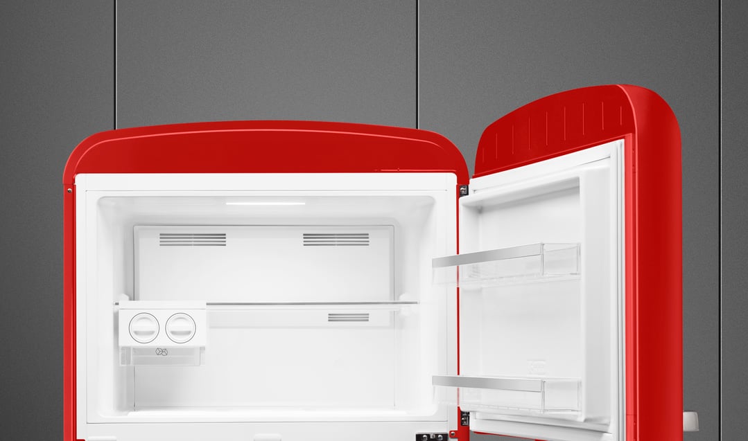 Smeg FAB 50 50’S Style Retro Refrigerator, Right Hand - Red FAB50RRD5AU