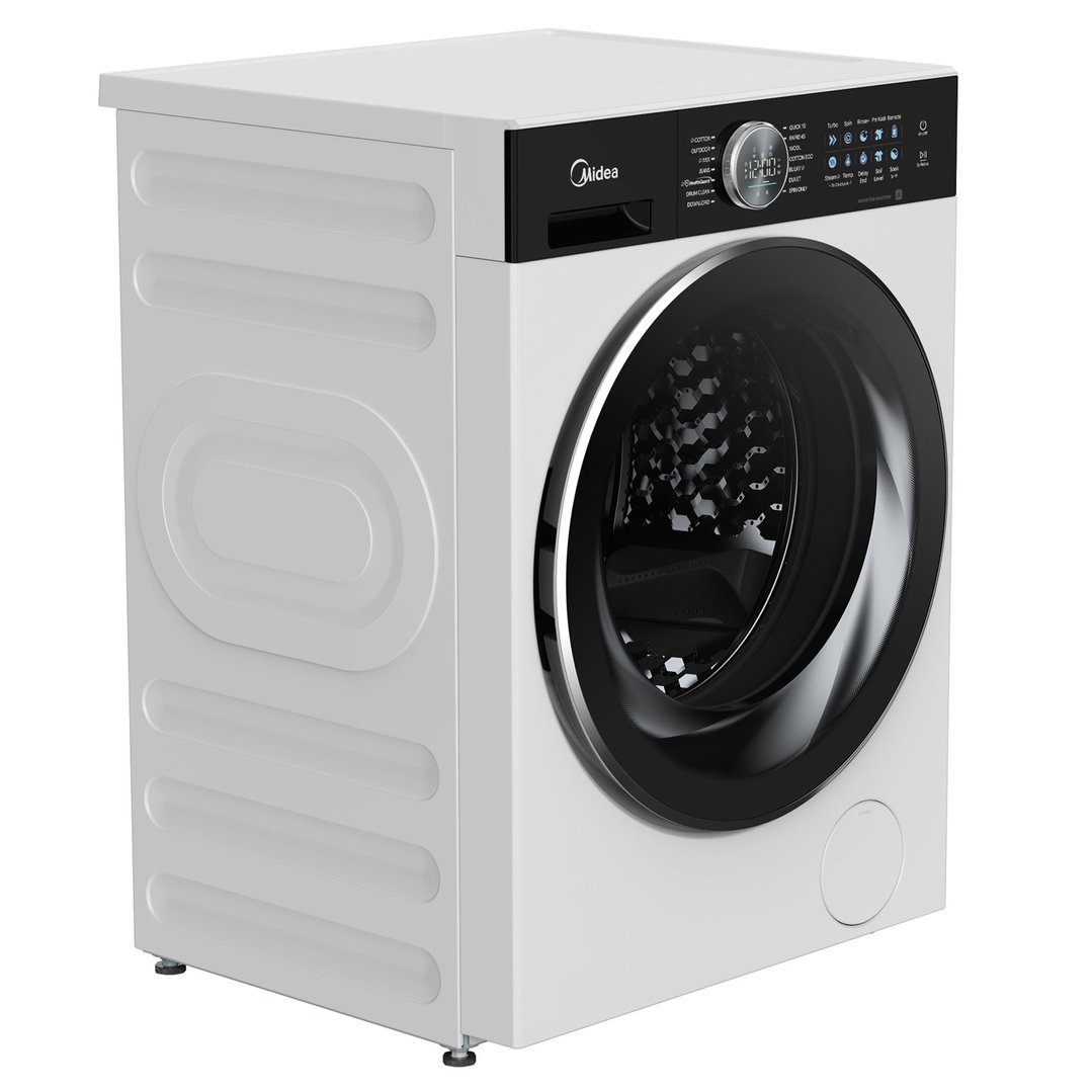 Midea 10kg Front Load Washer - White MF210W100BW
