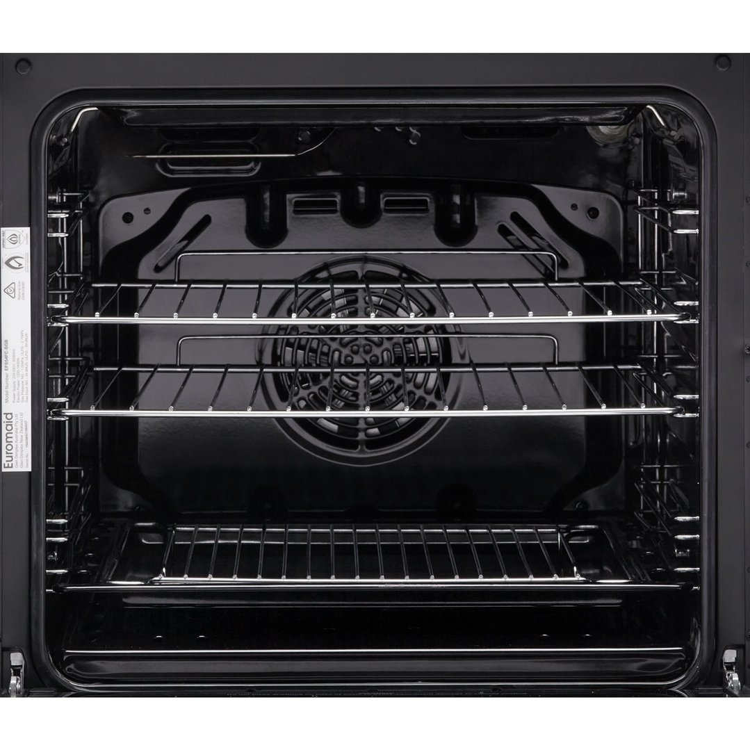 Euromaid 54cm Electric Gas Oven & Gas Top Black EFS54FCSGB. Buy