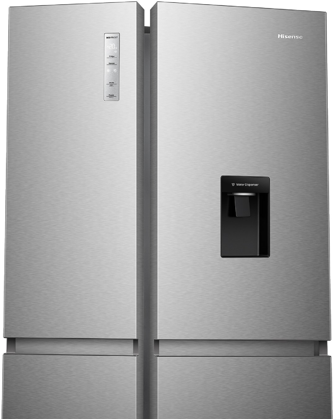 Hisense 649L PureFlat Side by Side Fridge, Silver HRSBS649SW