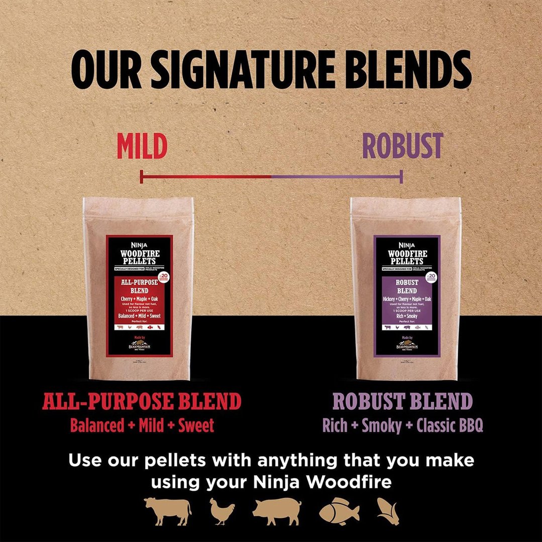 Ninja Woodfire Grill All-Purpose Blend Pellets 900g 4760L751
