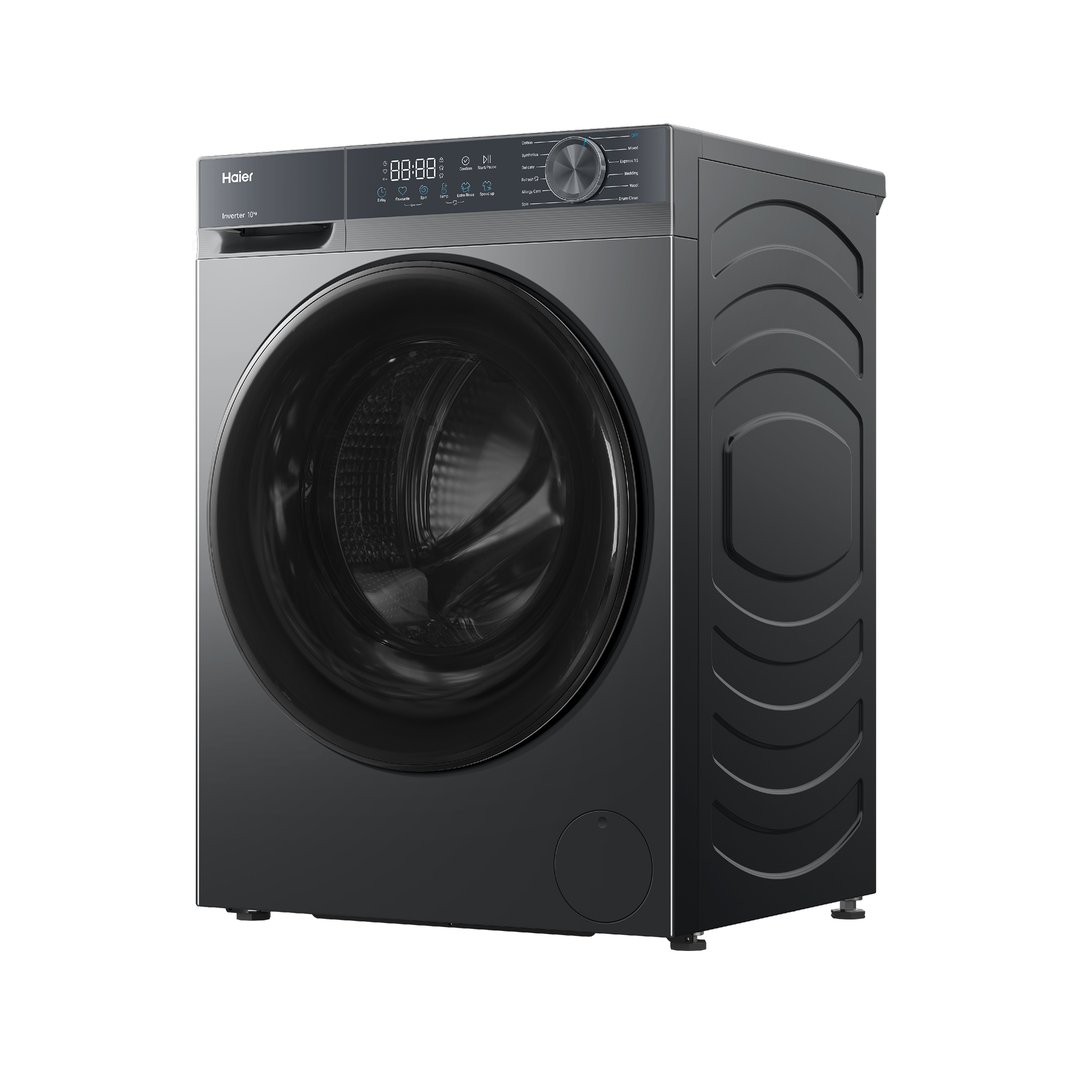 Haier 10kg 300 Series Front Load Washer - Black HWF10ECB1
