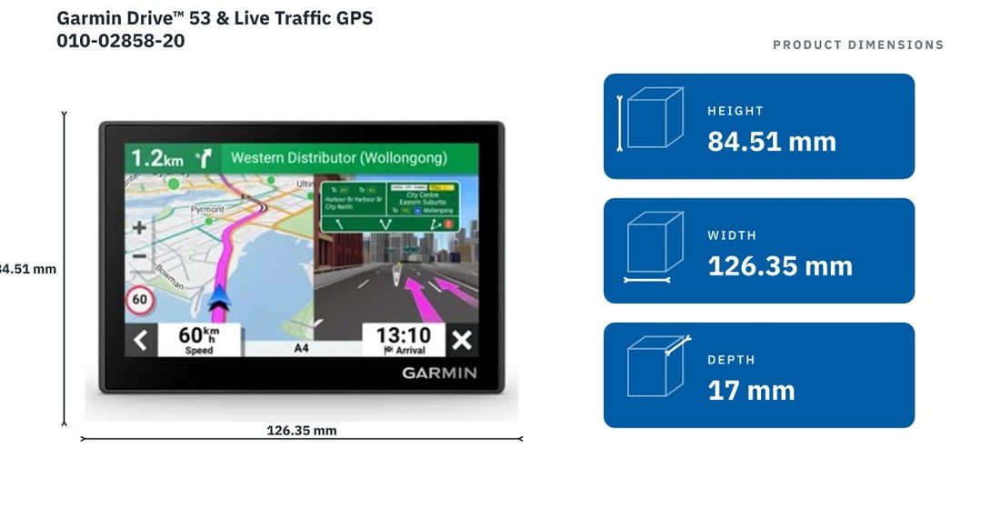 Garmin Drive™ 53 & Live Traffic GPS 010-02858-20