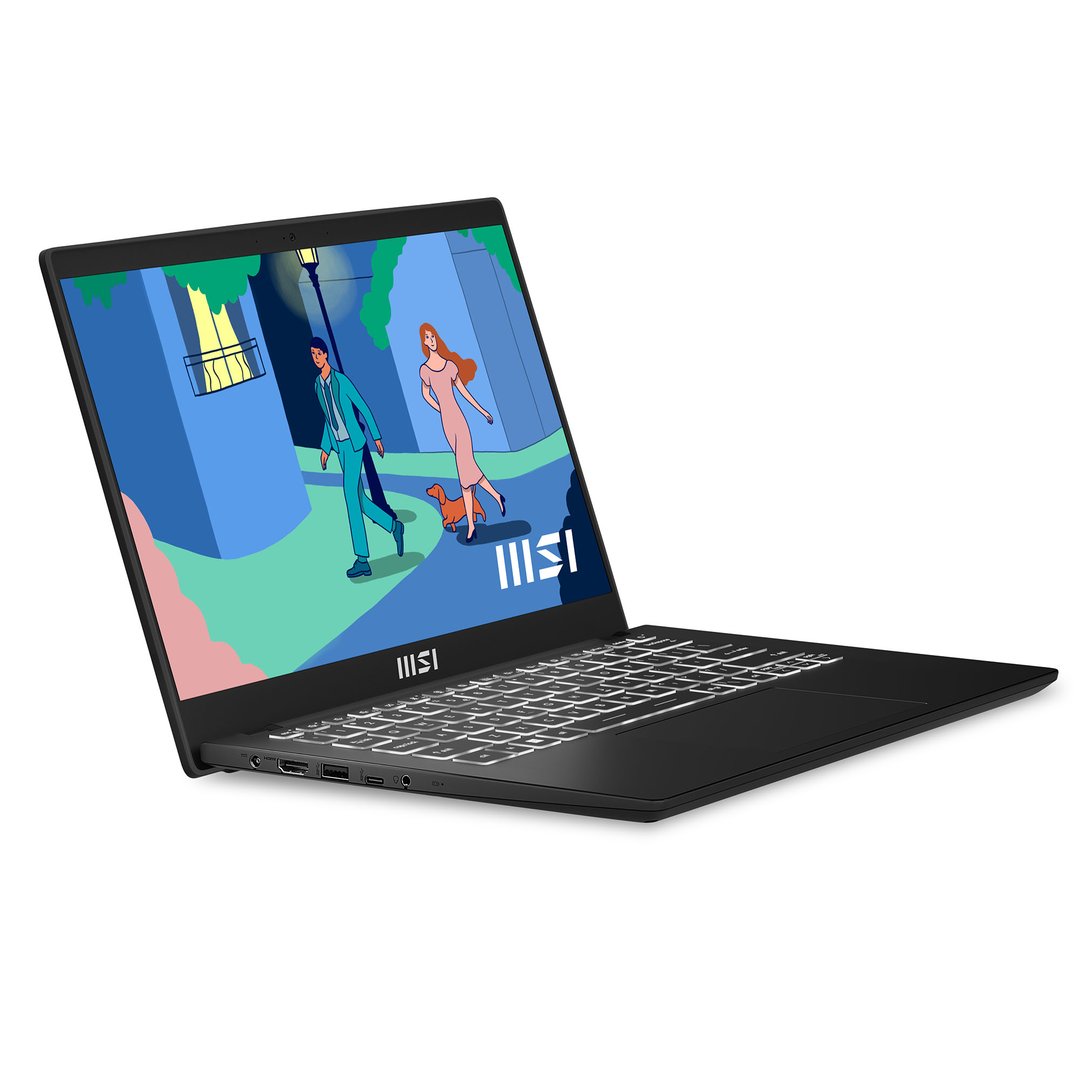 MSI Modern 14" i5-1235U 8GB/512GB SSD Classic Black Laptop C12MO-1445AU