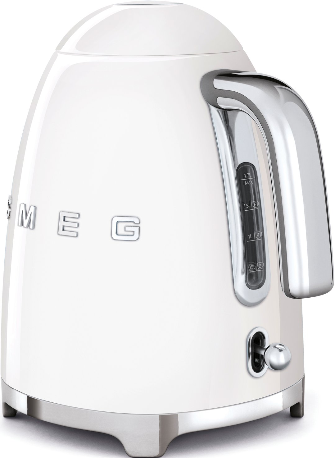 Smeg 50's Retro Style Aesthetic Electric Kettle White KLF03WHAU