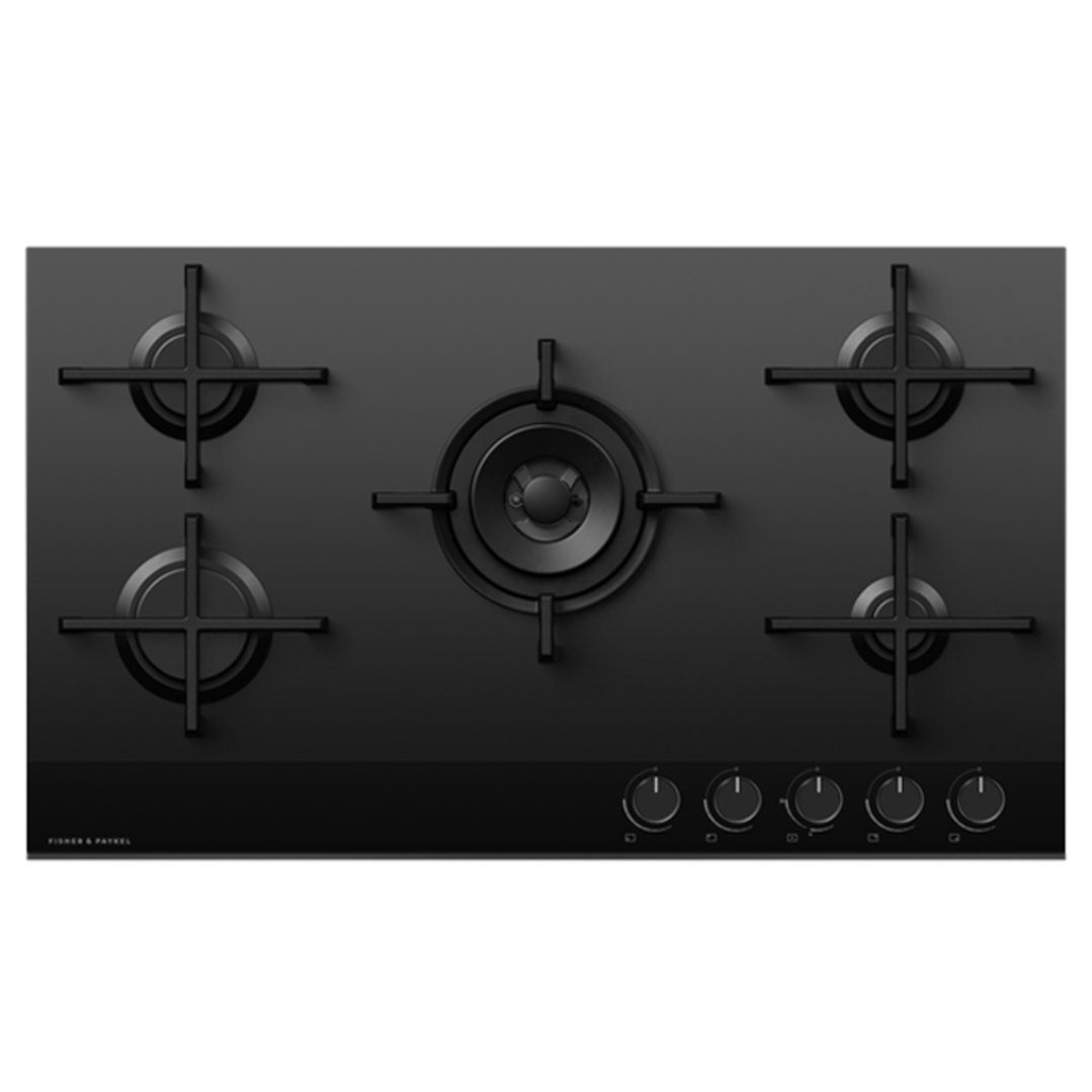 Fisher & Paykel Series 9 Gas on Glass Cooktop, 90cm CG905DNGGB4 Buy