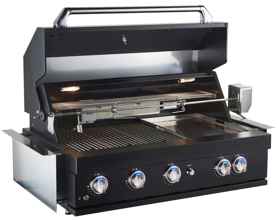 Sirius Built-in 5 Burner Gas BBQ in Black SIR-BG3101-BLK