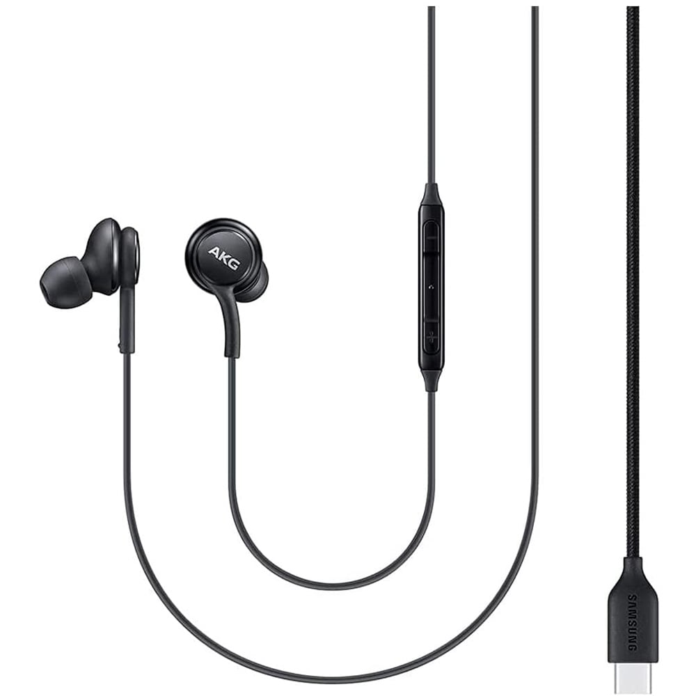 Samsung USB Type-C In-Ear Wired Earphones By AKG - Black. EO-IC100BBEGWW