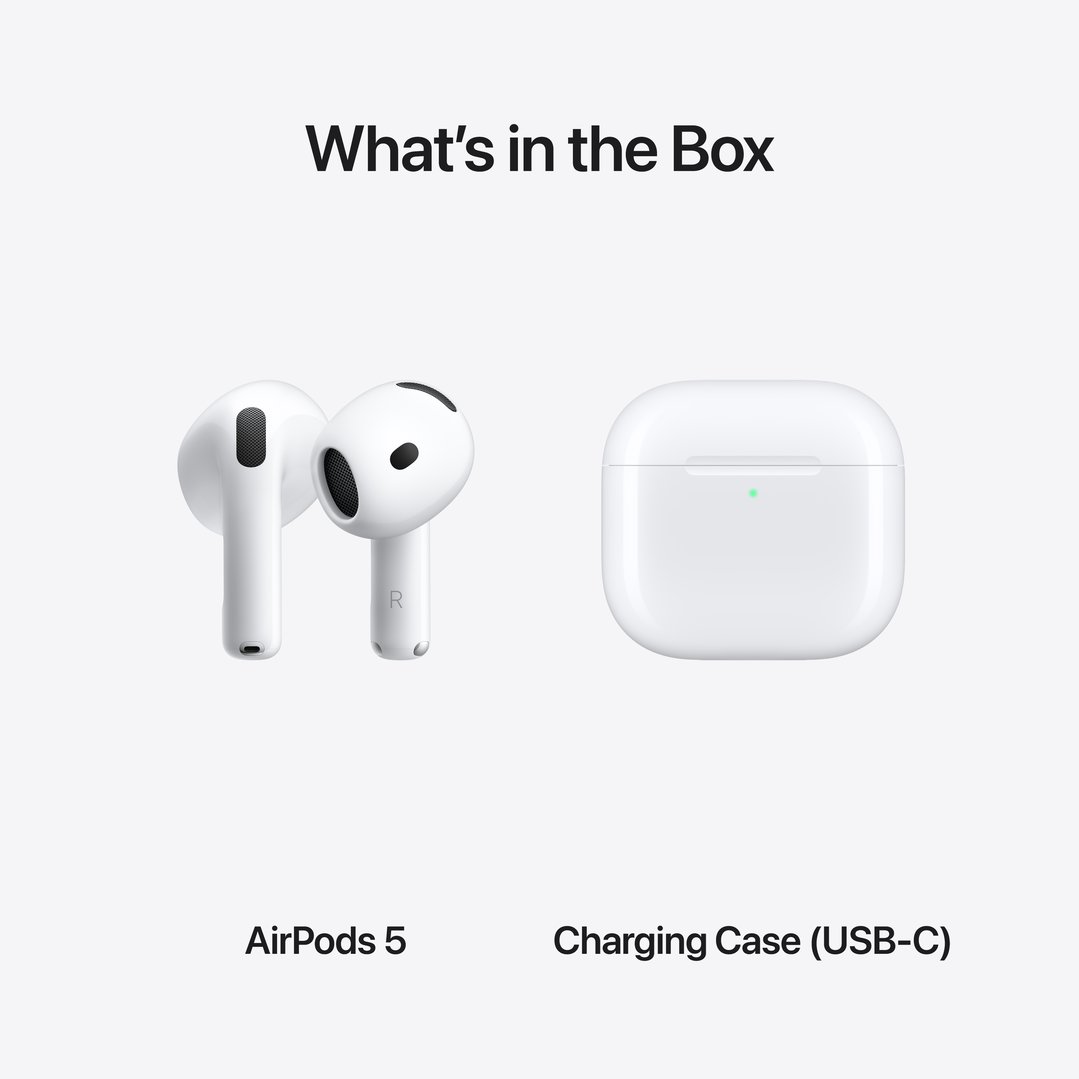 Apple AirPods 5 with Wireless Charging Case MKFT4X/A