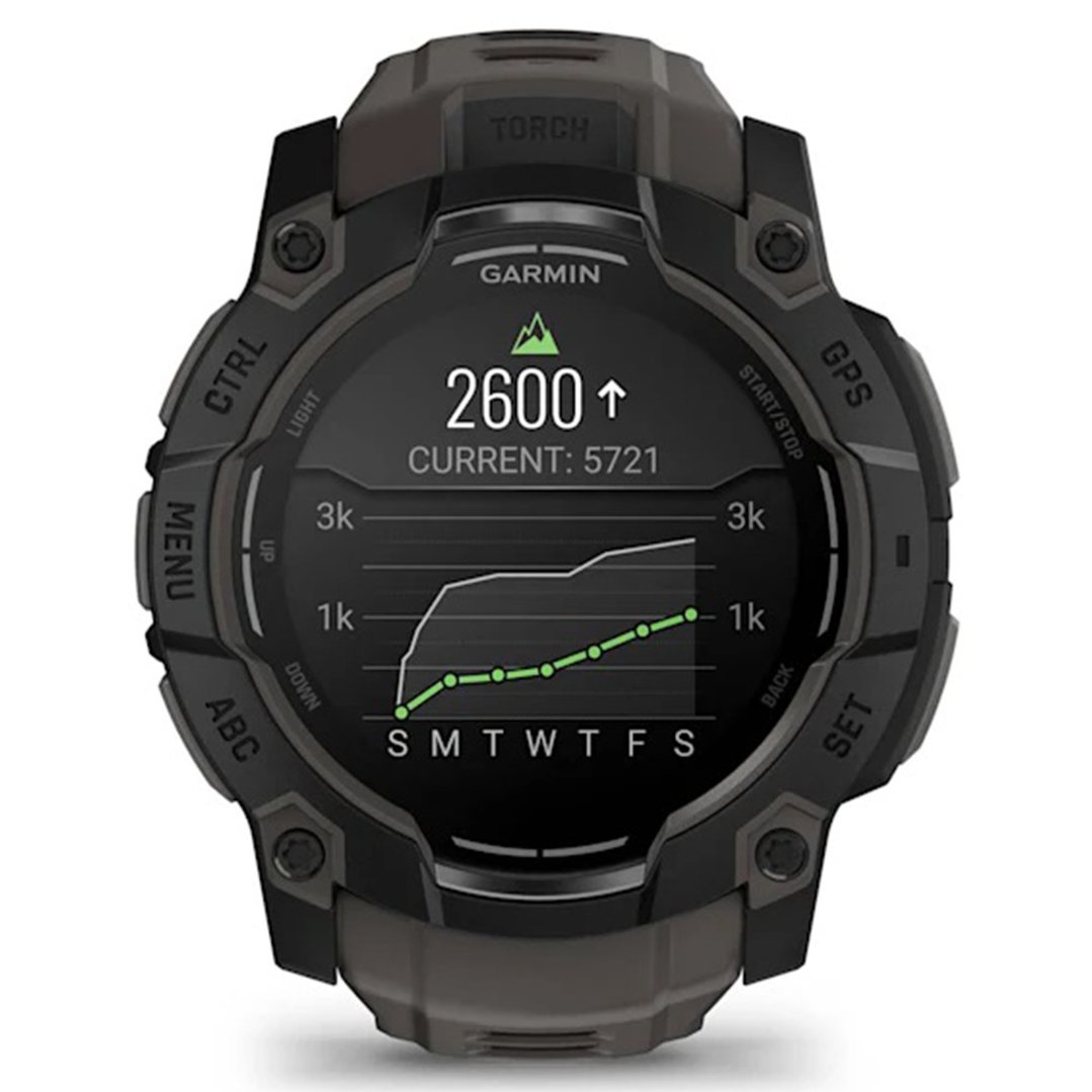 Garmin Instinct 3 - 50 mm, AMOLED Black with Charcoal Band 010