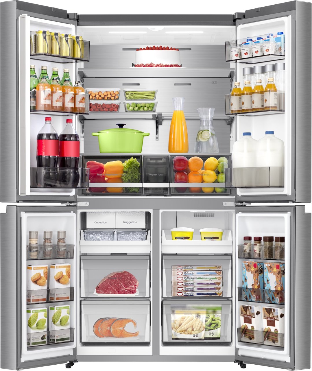 Hisense 640L PureFlex French Door - Stainless Steel HRCD640TSW
