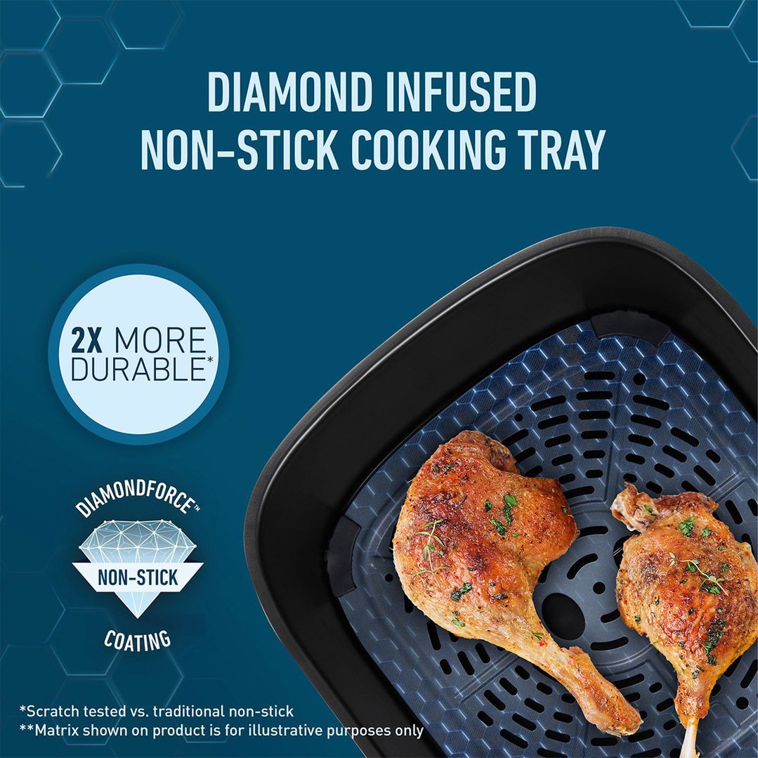 Sunbeam Alinea Pro DiamondForce™ 6L Air Fryer AFP4550DF