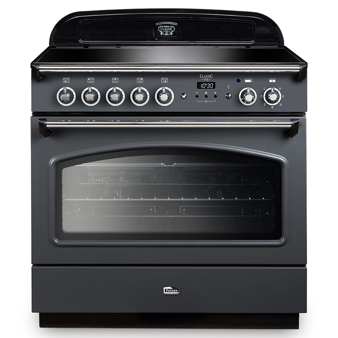 Falcon Classic FX 90cm Induction Range Cooker Slate/Chrome CLA90FXEISL
