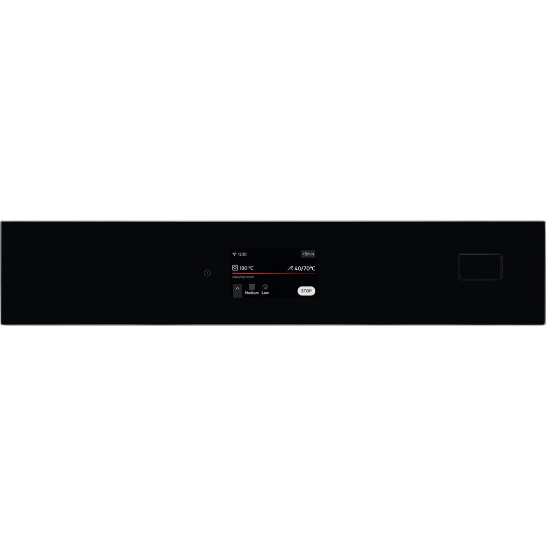 Electrolux 60cm Oven with Full Steam and Food Probe, 24 Function, Black - 800 Series EVES6810BF