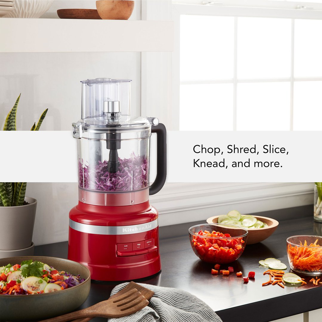 Kitchenaid 13 Cup Food Processor Empire Red. 5KFP1319AER