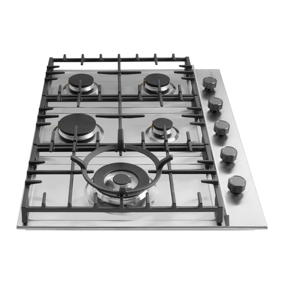 Omega 70cm Gas Cooktop - Stainless Steel. OCG705WX