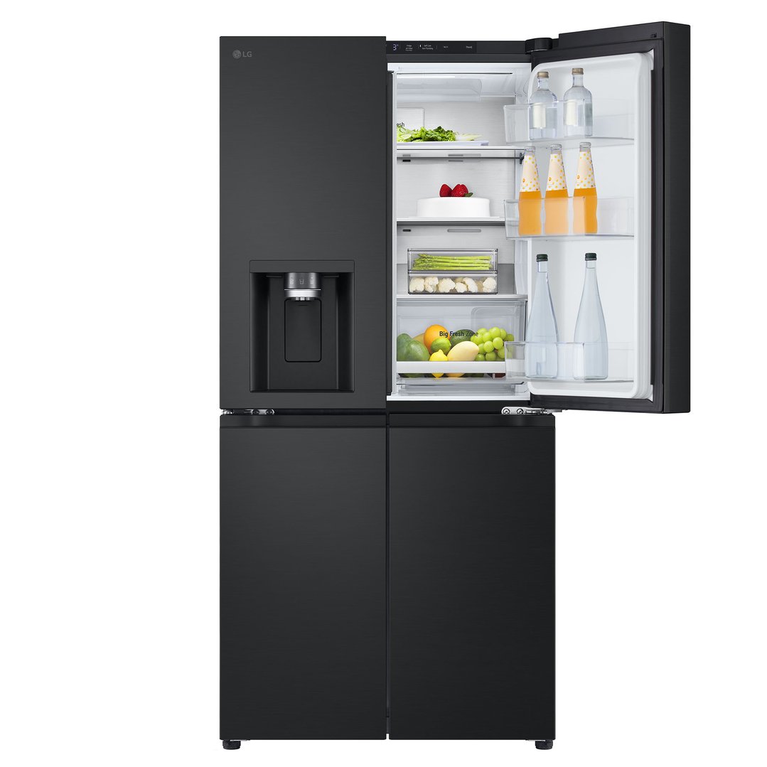 LG 506L Slim French Door Fridge in Matte Black Finish GF-LN500MBL