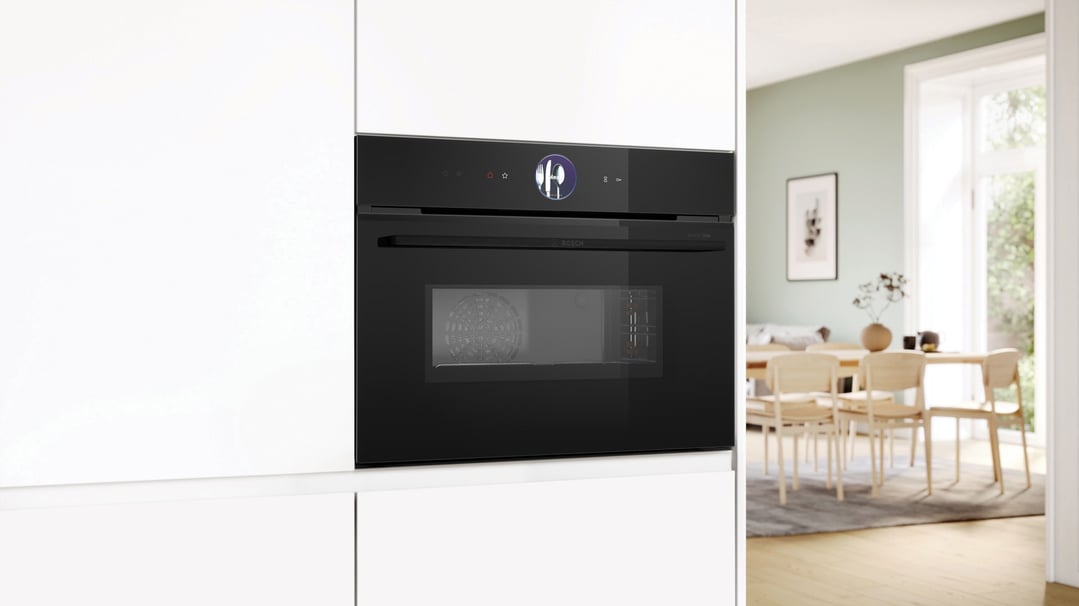 Bosch 60cm Accentline Compact Combination Oven with Microwave - TFT Touch Display Plus CMG936AB1A