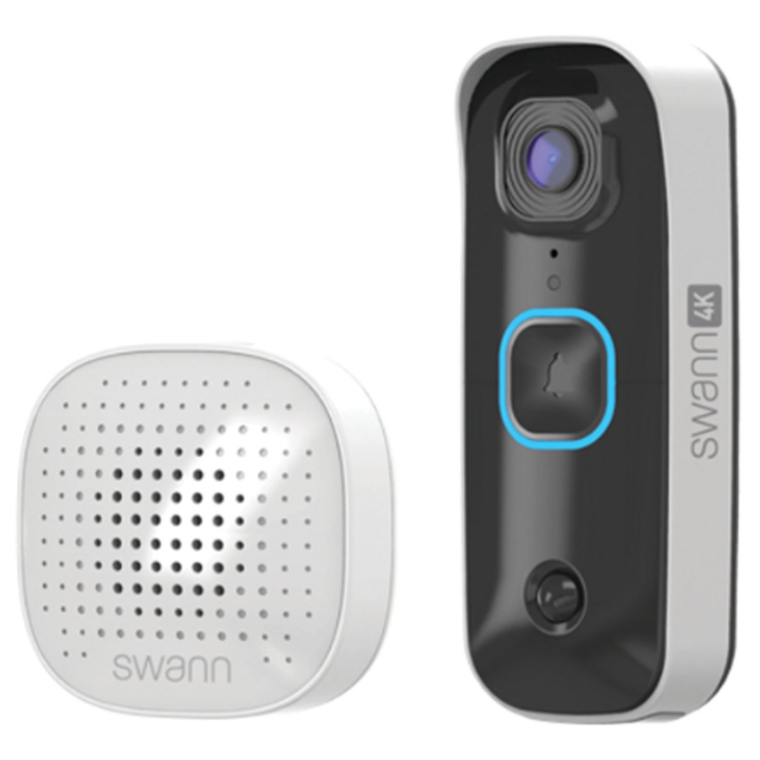 Swann 4K Wireless Video Doorbell & Chime SWIFI-4KBUDDY