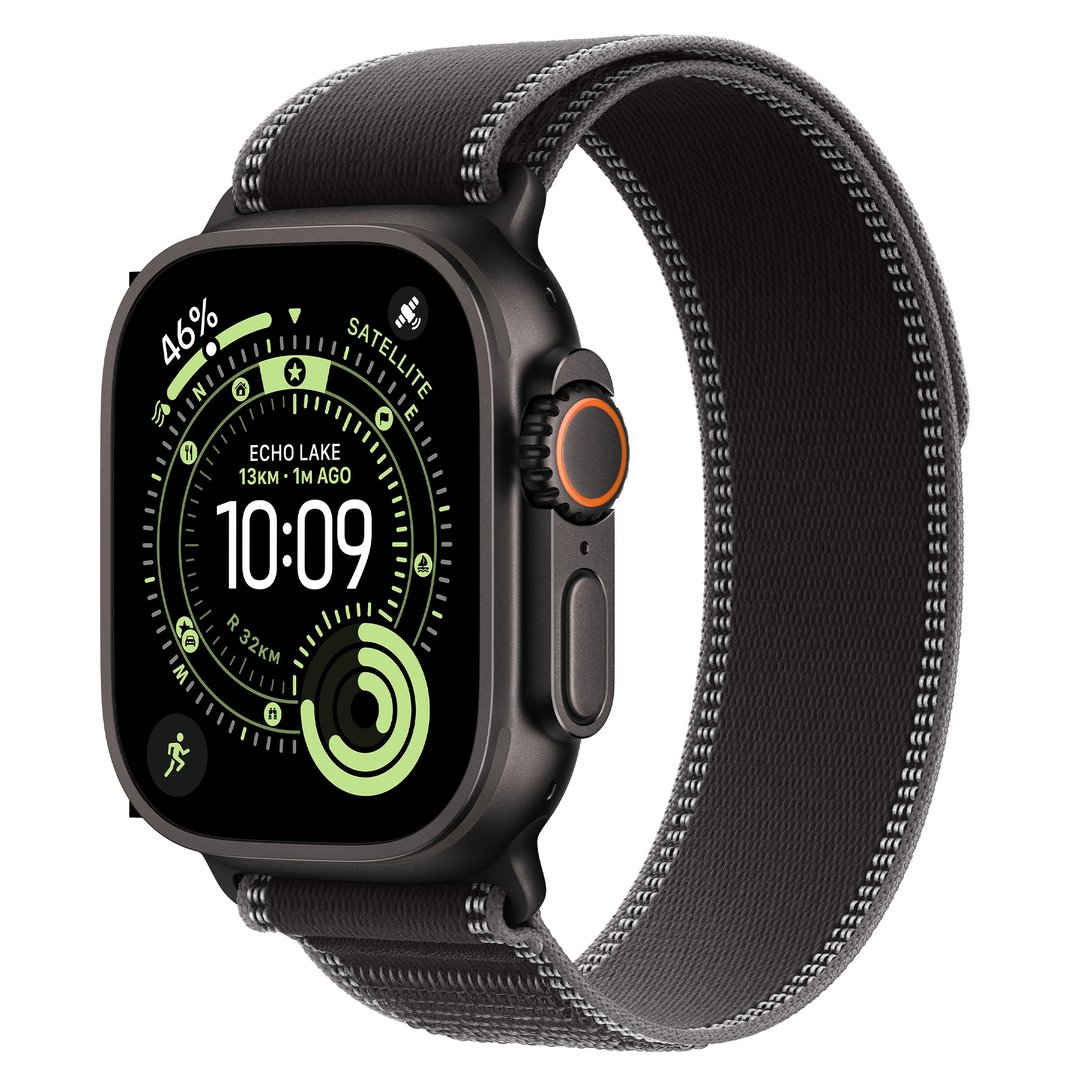 Apple Watch Ultra 3 49mm Black Titanium Case GPS + Cellular Trail Loop (Small/Medium) MF1D4X/A
