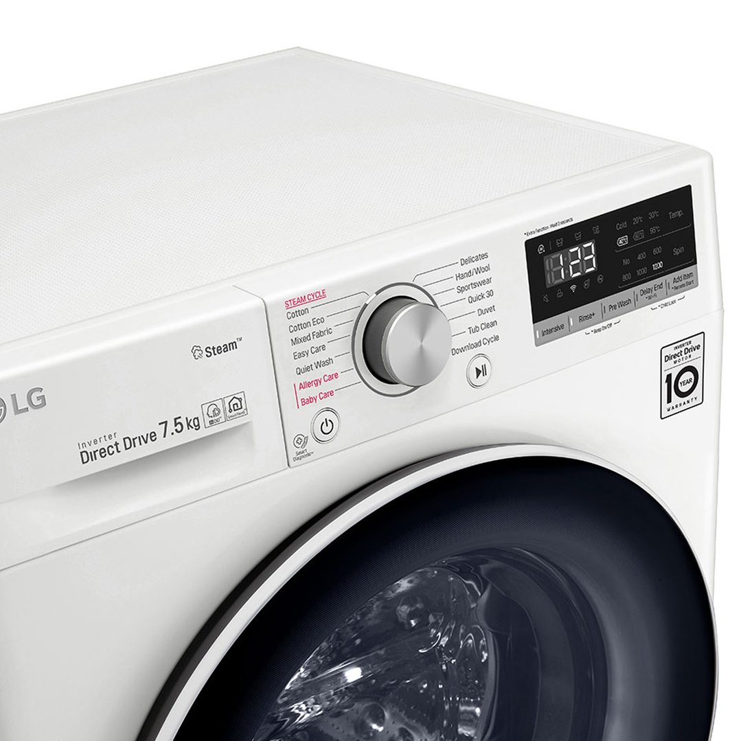 LG 7.5kg Front Load Washer WV51275W. Buy Online with Afterpay