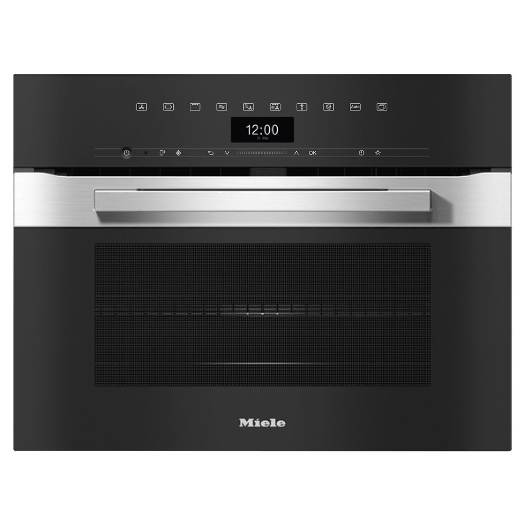 Miele 45cm Speed Oven with 3in1 Microwave, Oven and Combination Modes and Wi-Fi Connectivity CleanSteel H7440BM