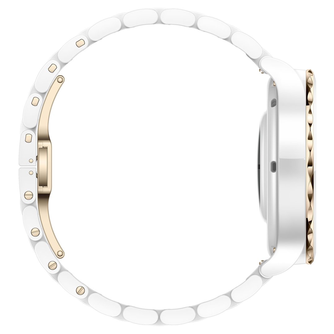 Huawei Watch GT 3 Pro 43mm Gold-White with White Band GT3-PRO-43-WT