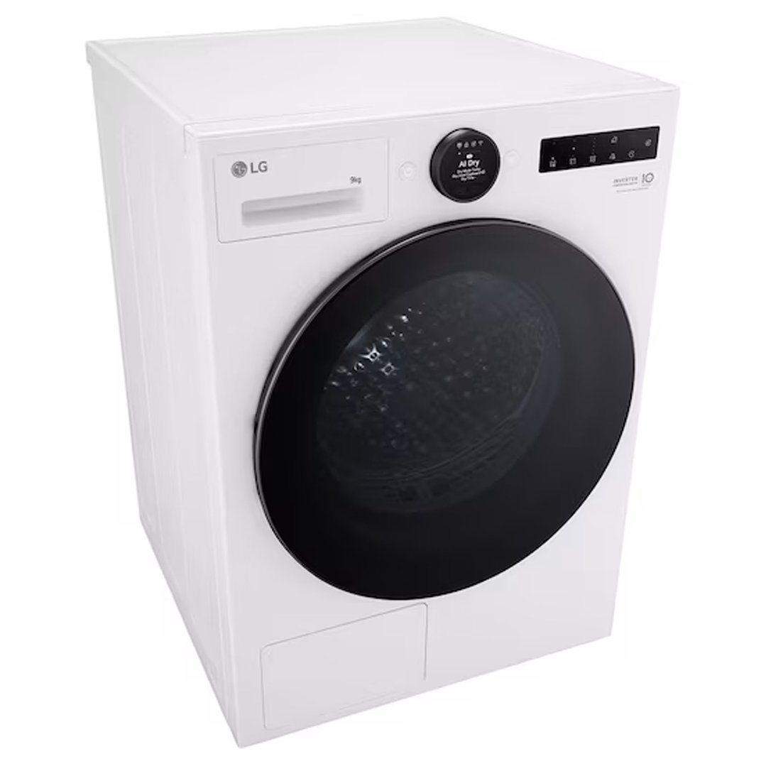 LG 9kg Series 9 Heat Pump Dryer - White DXH9-09W
