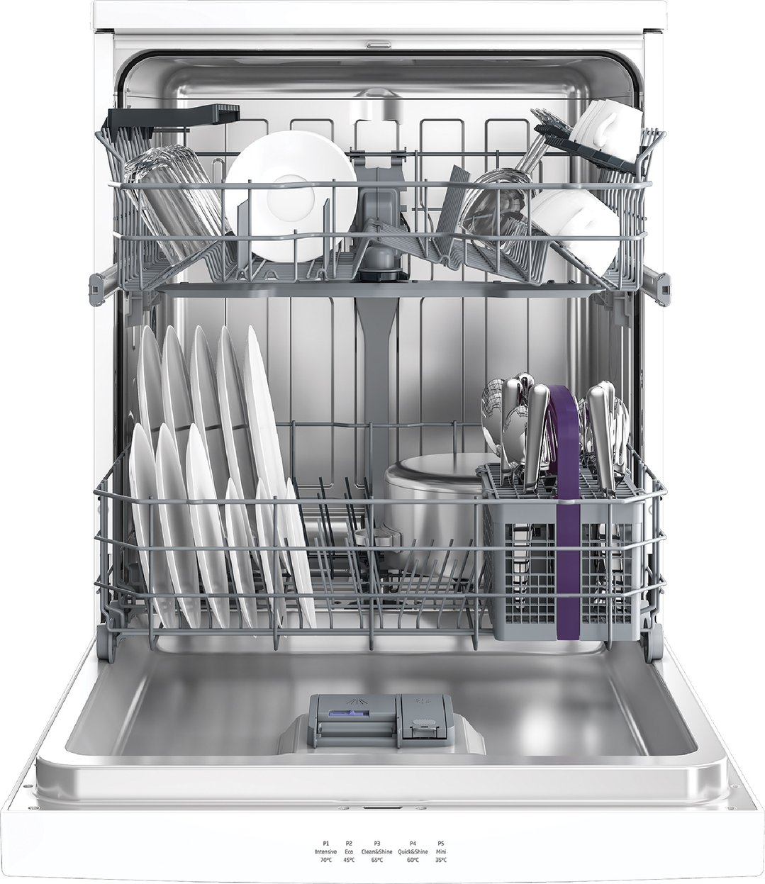 Beko 14 Place Setting Freestanding Dishwasher - White BDFB1410W