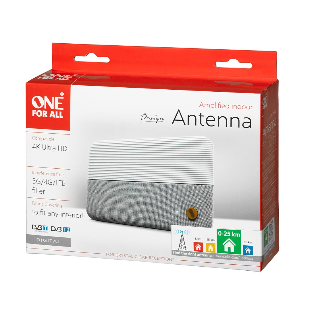 One For All Amplified Indoor TV Antenna SV9436