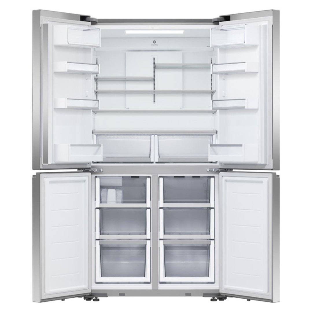 Fisher & Paykel 538L Series 7 Quad Door Refrigerator Freezer, Ice & Water RF605QNUVX1