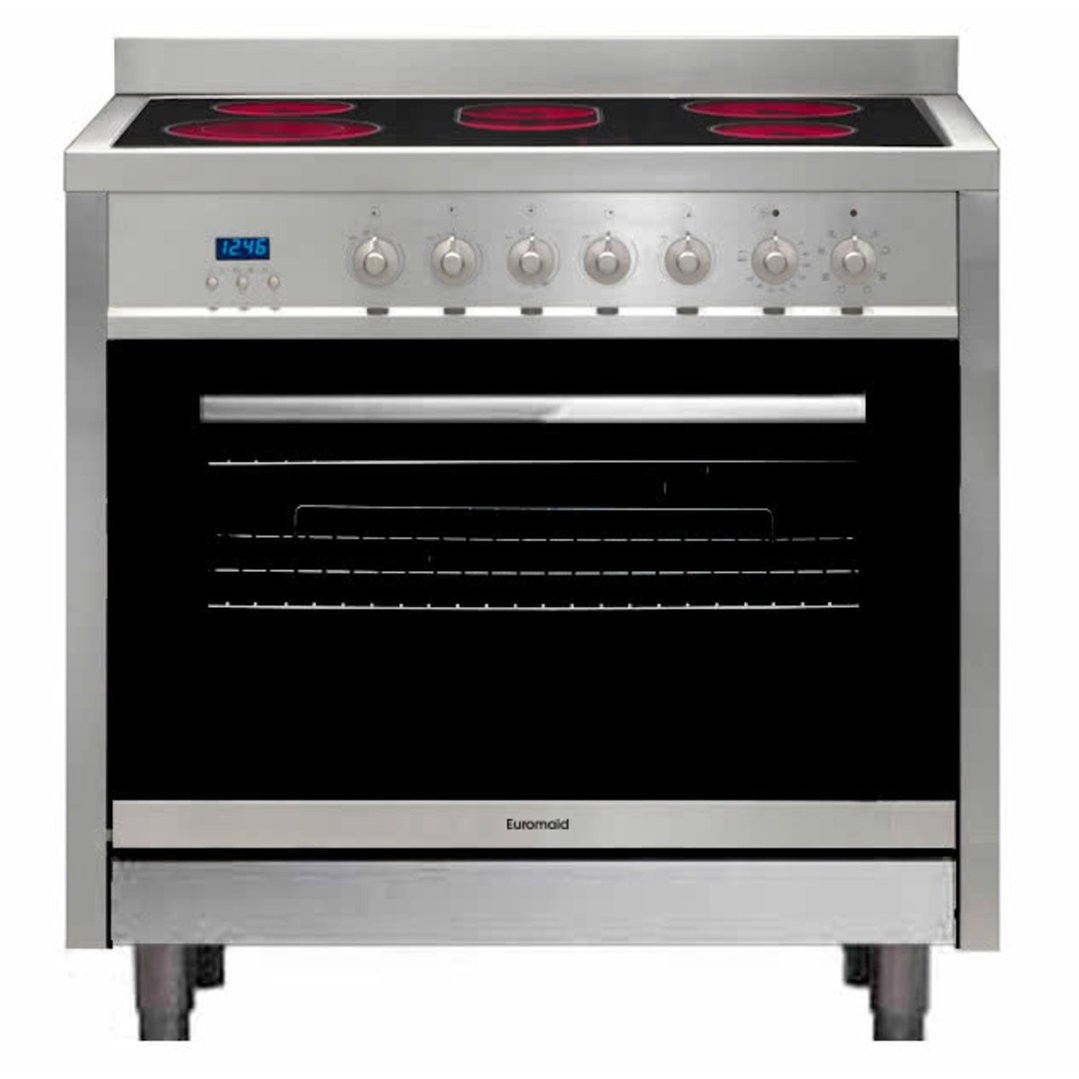 Euromaid 90cm Freestanding Cooker CS9TS. Buy Online with Afterpay