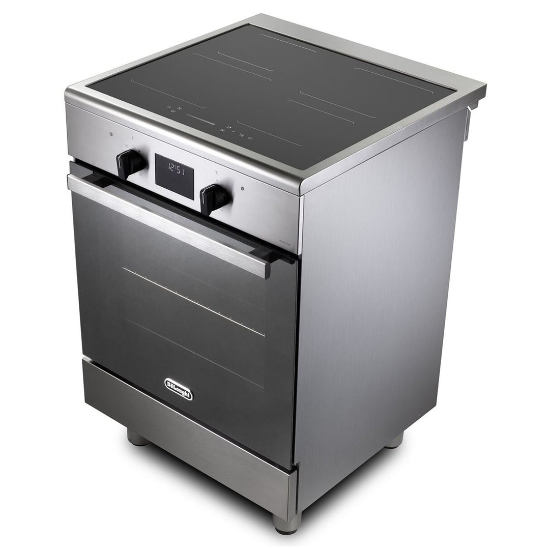 Delonghi 60cm Freestanding Induction Cooker - Stainless Steel DMX64INLTC2