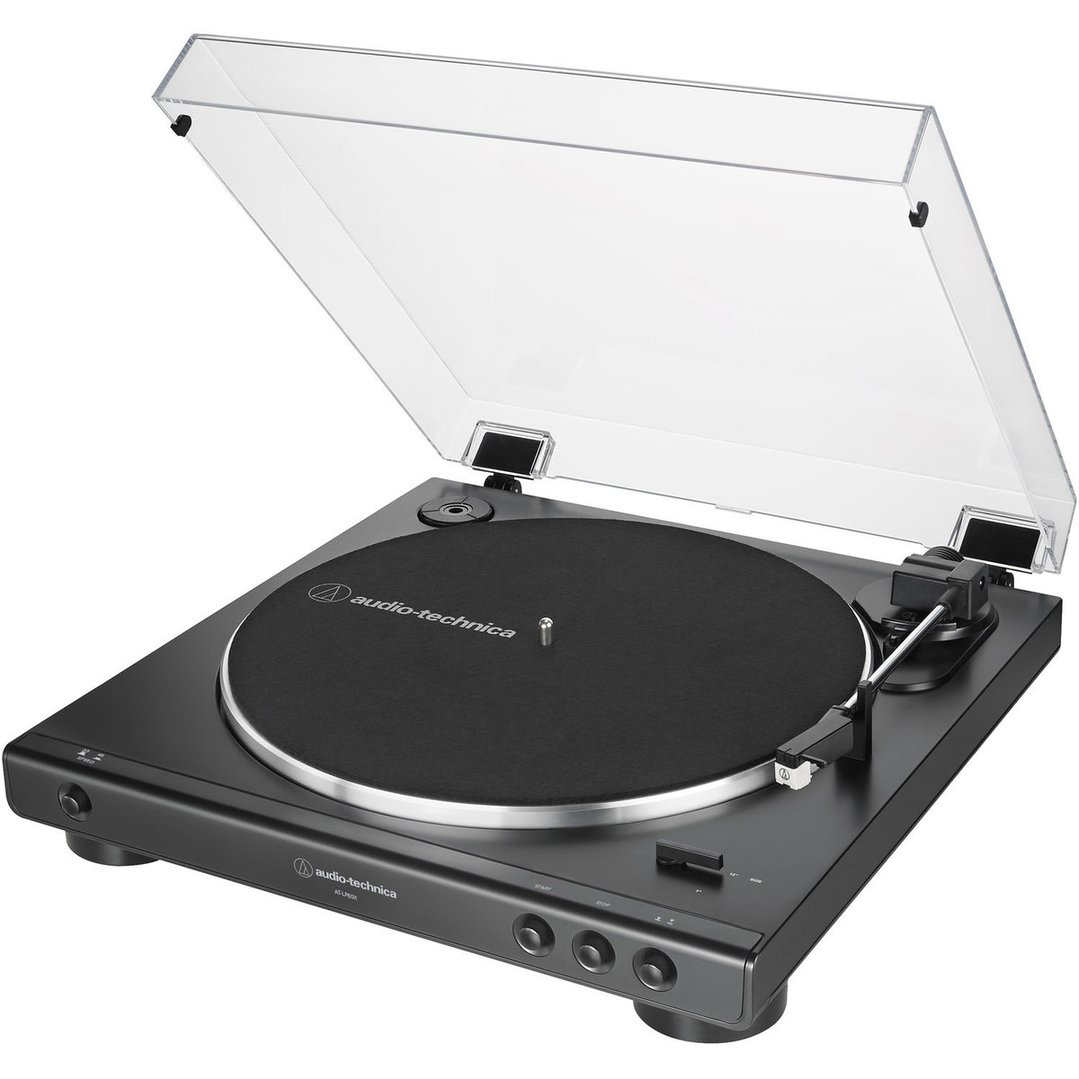 Audio-Technica Fully Automatic Belt-Drive Stereo Turntable ATLP60XBK