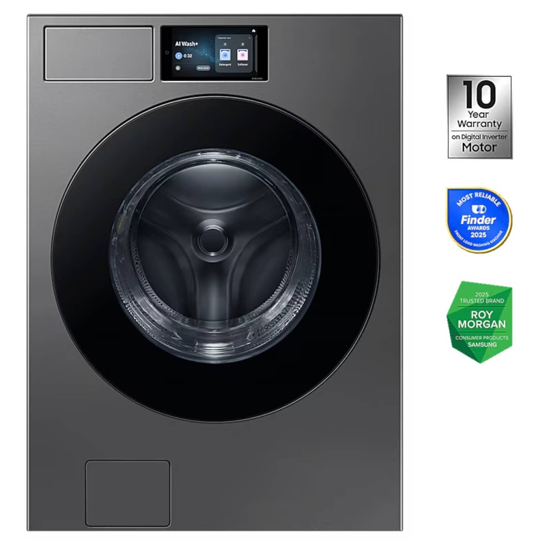 Samsung 19.5kg Bespoke AI Front-load Washer WF90F19ADS