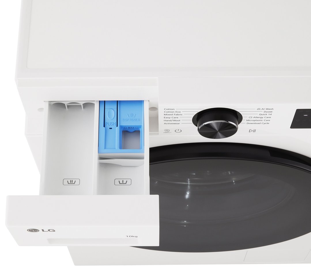 LG 10kg Series 3 Front Load Washer - AI Wash - White WX3-1410W
