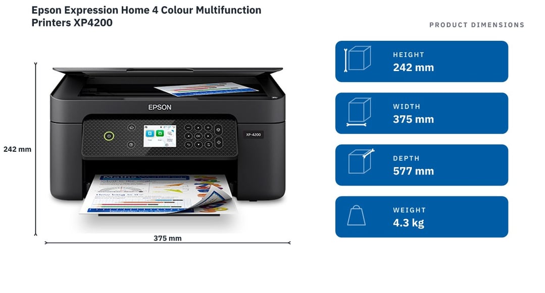 Epson Expression Home 4 Colour Multifunction Printers XP4200
