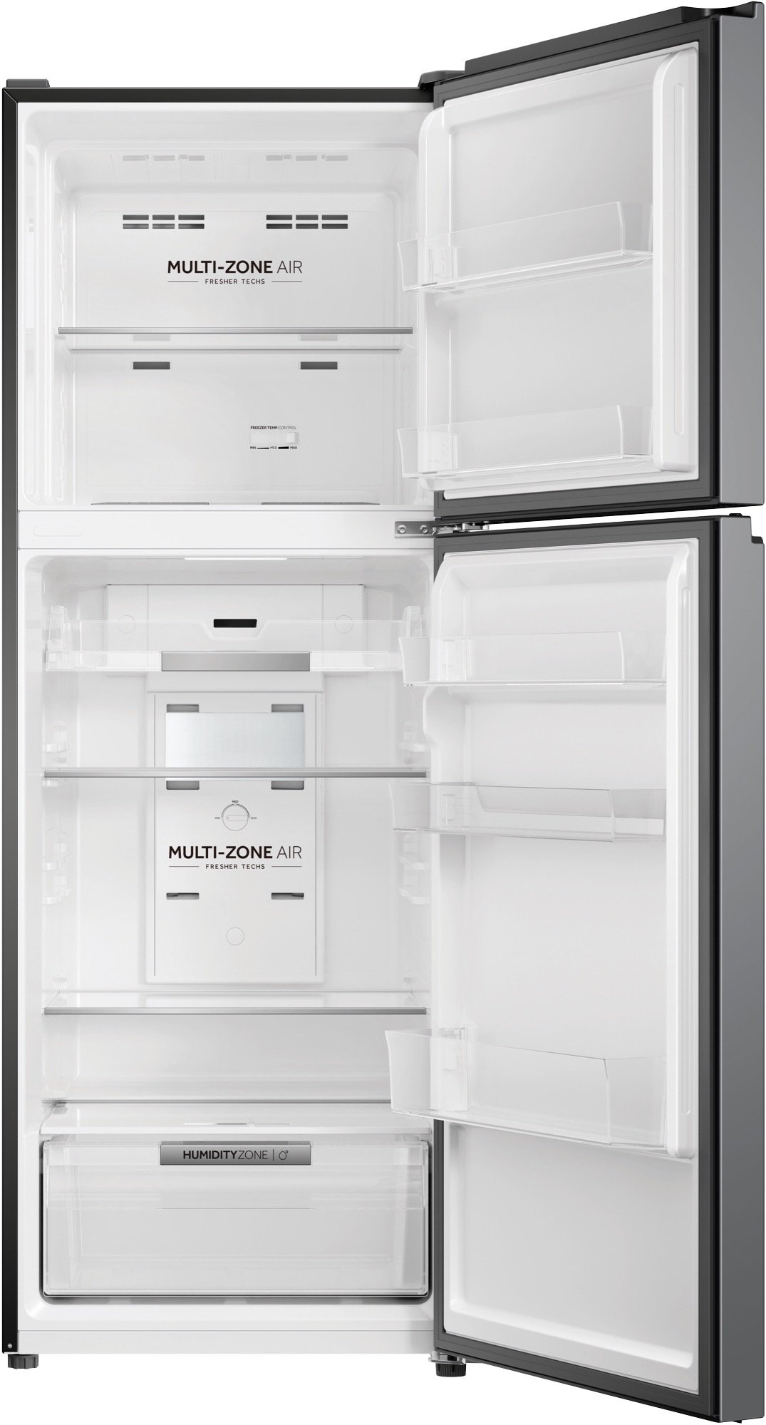 Haier 311L 300 Series Refrigerator Satina Top Freezer HRF330TS