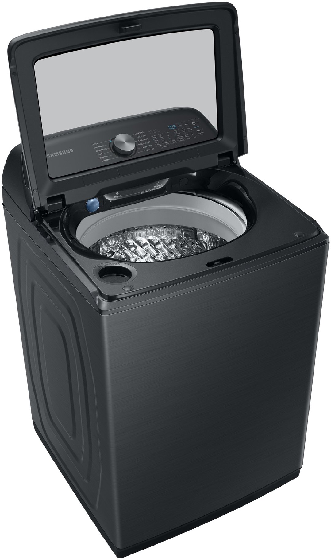 Samsung 12kg Top Load Washer - Black WA12A8376GV