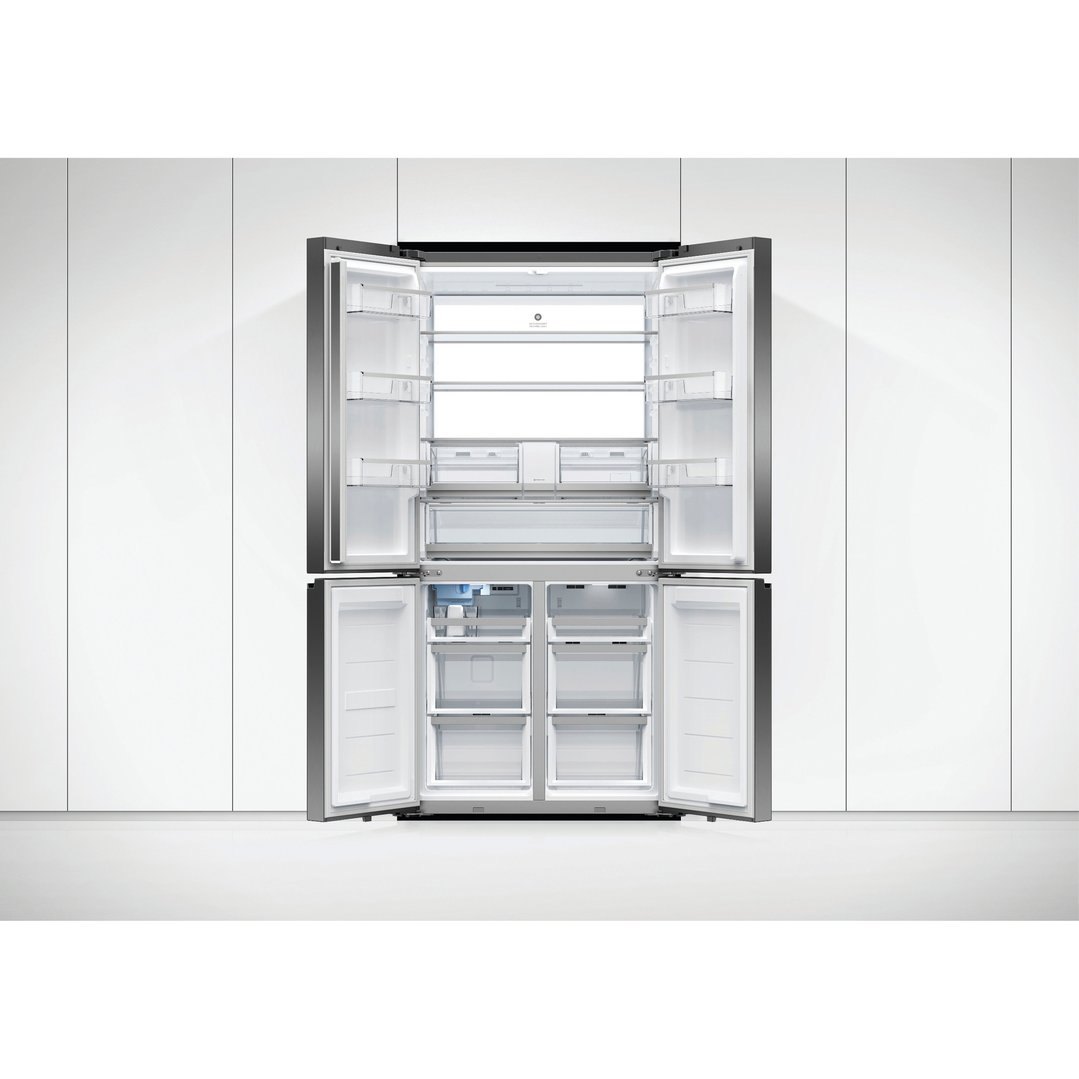 Fisher & Paykel 690L Series 7 Quad Door Refrigerator Freezer, Ice & Water RF730QZUVB1