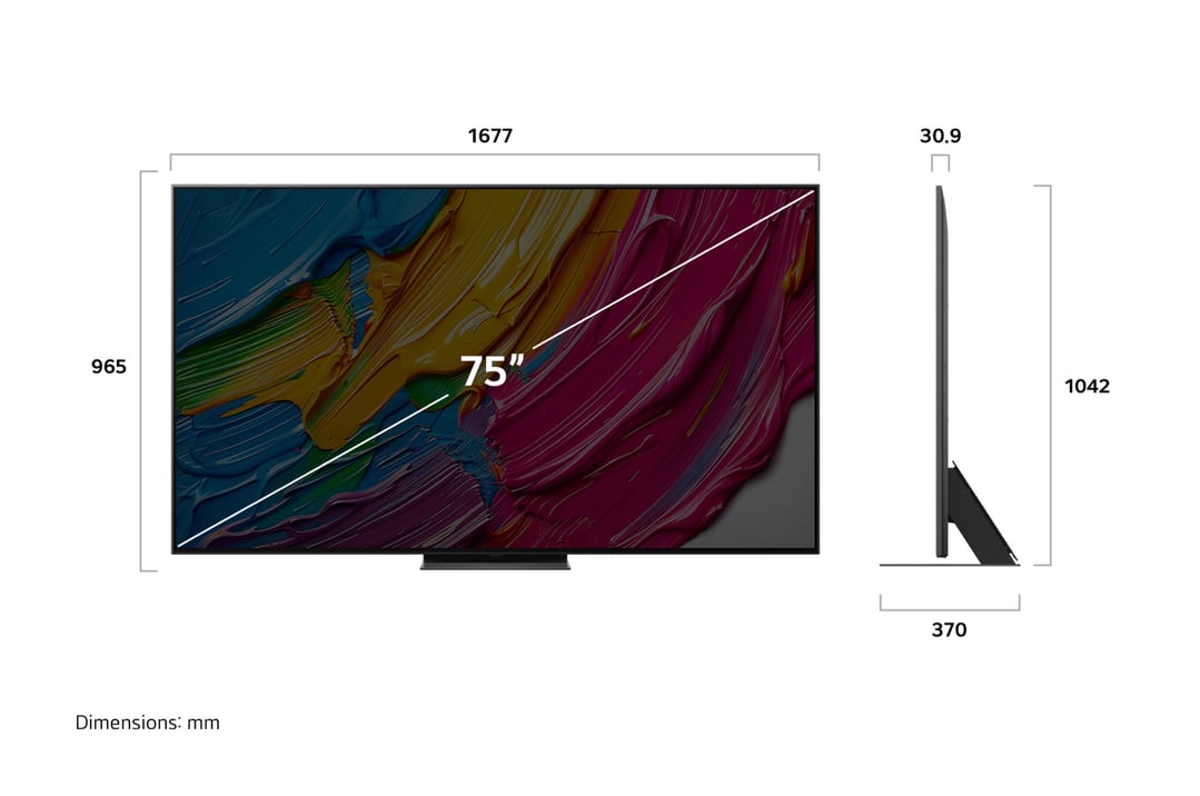 LG 75" QNED81A AI LED UHD 4K Smart TV 2025 75QNED81ASA