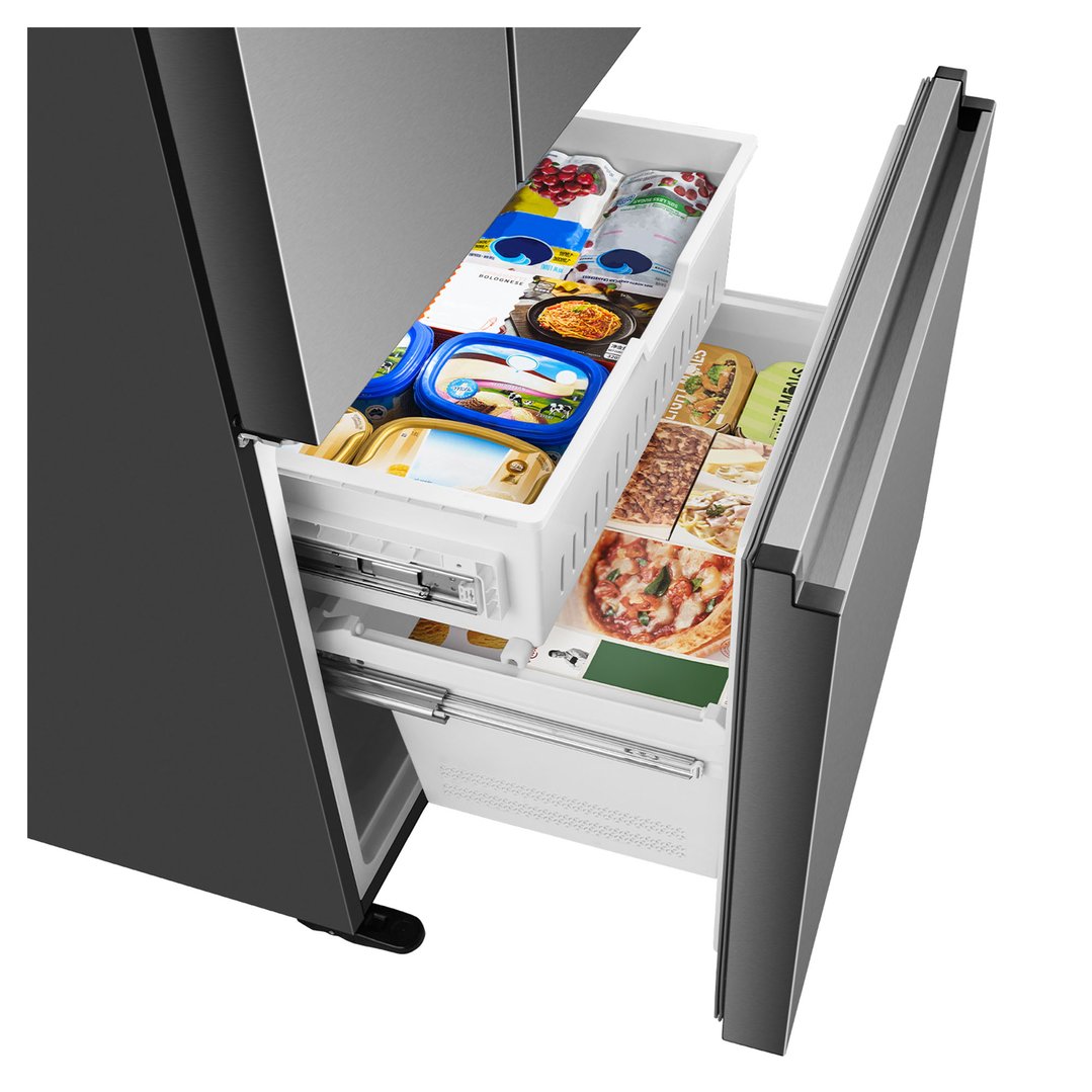 Hisense 544L PureFlex French Door Fridge - Silver HRFD537SW
