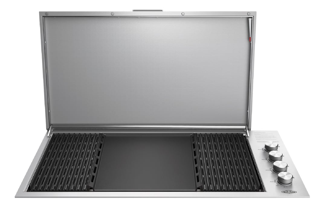 Beefeater 6-Burner Built In Gas BBQ with Lid, 316 Marine Grade Stainless Steel - ProLine Series BSL158SB