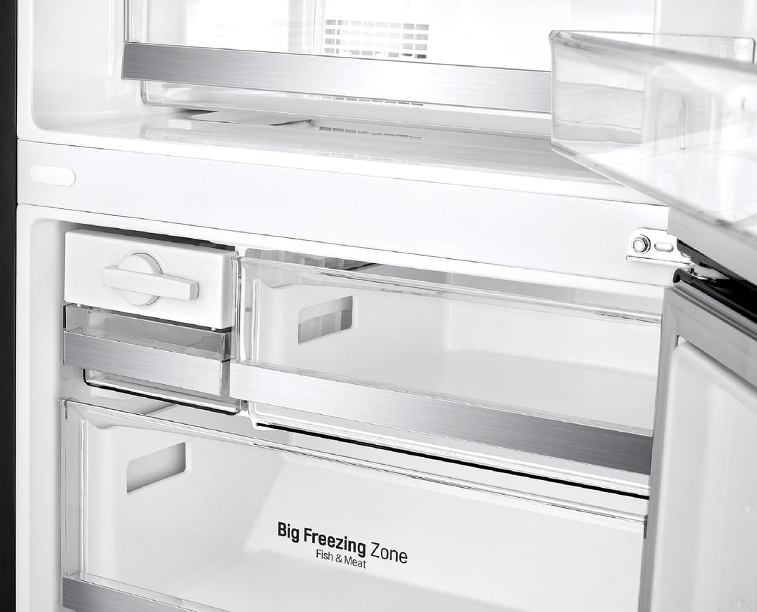 LG 420L Bottom Mount Fridge GBW455MBL