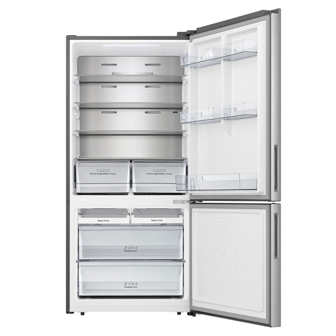 Hisense 503L PureFlat Bottom Mount Fridge Stainless Steel HRBM503S